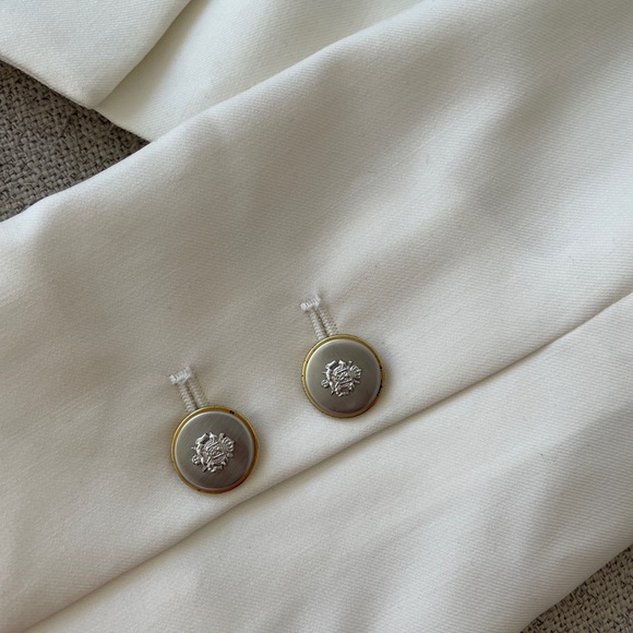 TWP Cream Double-Breasted Blazer - Picture 6 of 9